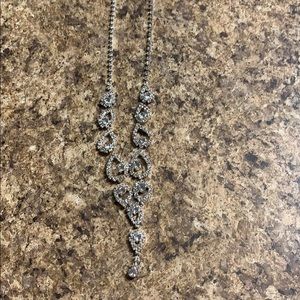 David’s Bridal necklace and earrings